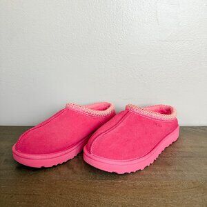UGG Tasman Sheepskin Slippers Taffy Pink Size 8 EUC